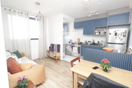 Sala de Jantar de apartamento à venda com 2 quartos, 39m² em Santa Maria, Santo André