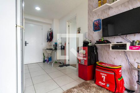 Sala, Cozinha e Área de Serviço de apartamento para alugar com 1 quarto, 27m² em Guaiauna, São Paulo