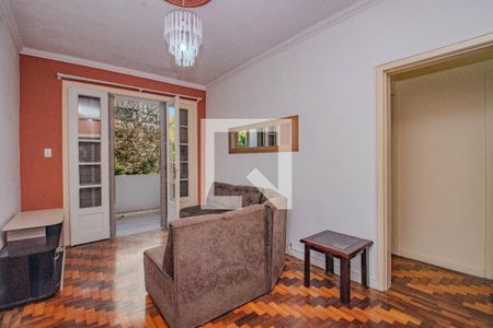 Sala de Estar de apartamento à venda com 2 quartos, 75m² em Petrópolis, Porto Alegre