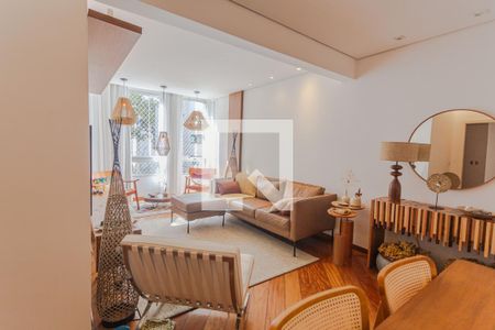 Sala de apartamento à venda com 3 quartos, 114m² em Anchieta, Belo Horizonte