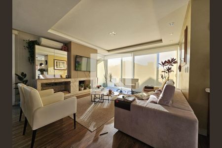Sala de casa de condomínio para alugar com 3 quartos, 360m² em Neópolis, Gravataí