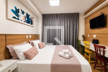 Dormitório de kitnet/studio para alugar com 1 quarto, 20m² em Consolação, São Paulo
