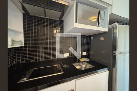 Sala/Cozinha de apartamento à venda com 1 quarto, 40m² em Vila Olímpia, São Paulo