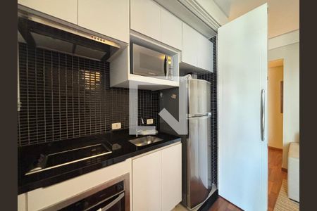 Sala/Cozinha de apartamento à venda com 1 quarto, 40m² em Vila Olímpia, São Paulo