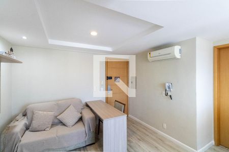 Sala/Cozinha de apartamento à venda com 1 quarto, 35m² em Campo Grande, Rio de Janeiro