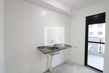 Cozinha de apartamento para alugar com 2 quartos, 54m² em Santo Amaro, São Paulo