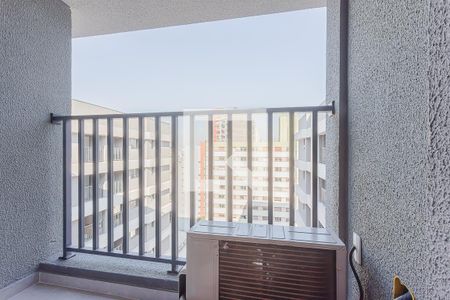 Varanda de kitnet/studio para alugar com 1 quarto, 25m² em Pinheiros, São Paulo