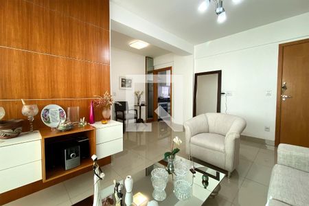 Sala de apartamento à venda com 3 quartos, 85m² em Sagrada Família, Belo Horizonte