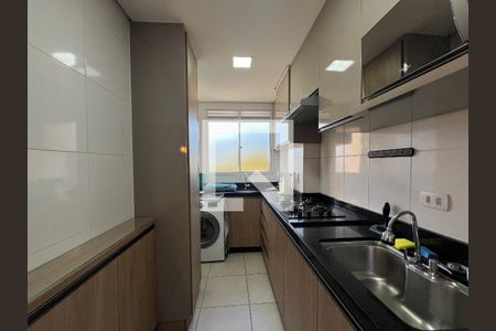 Cozinha de apartamento para alugar com 2 quartos, 47m² em Cabral, Contagem