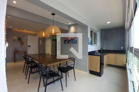 Sala de apartamento para alugar com 2 quartos, 83m² em Maracanã, Praia Grande