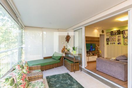Varanda Sala de apartamento à venda com 3 quartos, 107m² em Jardim Santo Elias, São Paulo