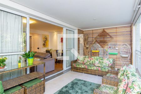 Varanda Sala de apartamento à venda com 3 quartos, 107m² em Jardim Santo Elias, São Paulo