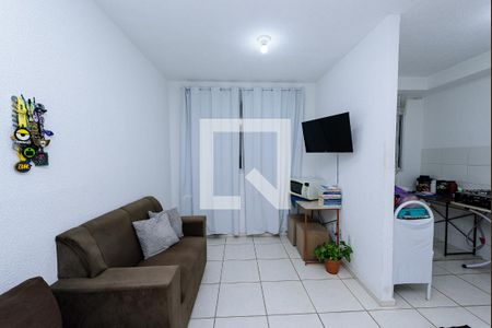 Sala de apartamento para alugar com 2 quartos, 47m² em Jardim Riacho das Pedras, Contagem