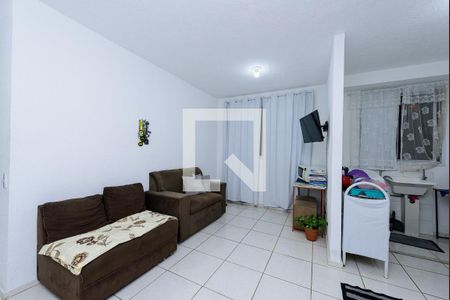 Sala de apartamento para alugar com 2 quartos, 47m² em Jardim Riacho das Pedras, Contagem