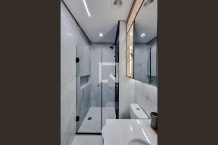 Banheiro da Suíte de apartamento para alugar com 1 quarto, 40m² em Vila Dom Pedro I, São Paulo