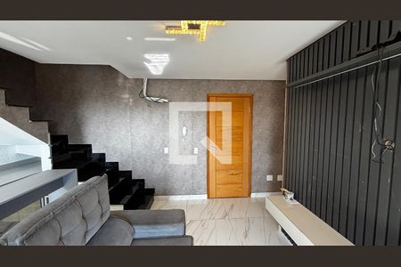 Sala - Cozinha de apartamento à venda com 2 quartos, 88m² em Cidade São Jorge, Santo André