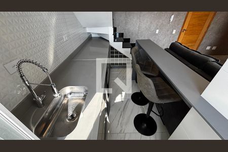 Sala - Cozinha de apartamento à venda com 2 quartos, 88m² em Cidade São Jorge, Santo André