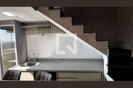 Sala - Cozinha de apartamento à venda com 2 quartos, 88m² em Cidade São Jorge, Santo André