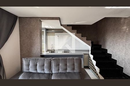 Sala - Cozinha de apartamento à venda com 2 quartos, 88m² em Cidade São Jorge, Santo André