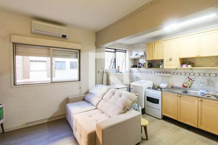 Sala/Cozinha de apartamento à venda com 3 quartos, 55m² em Centro, Canoas