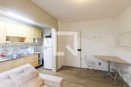 Sala/Cozinha de apartamento à venda com 3 quartos, 55m² em Centro, Canoas