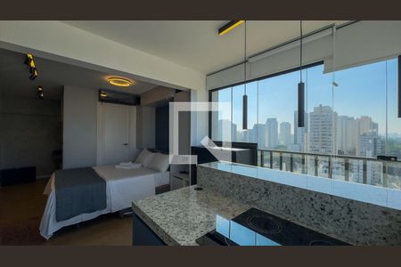 Studio de kitnet/studio para alugar com 1 quarto, 31m² em Santo Amaro, São Paulo
