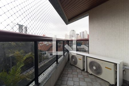 Varanda da Sala de apartamento à venda com 3 quartos, 126m² em Bosque da Saúde, São Paulo
