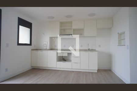 Cozinha e Área de Serviço de kitnet/studio para alugar com 1 quarto, 36m² em Jardim do Salso, Porto Alegre
