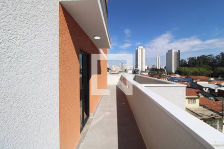 Sala / Cozinha - Varanda de apartamento para alugar com 2 quartos, 42m² em Vila Dom Pedro Ii, São Paulo