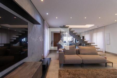 Sala de casa de condomínio para alugar com 4 quartos, 252m² em Granja Caiapia, Cotia