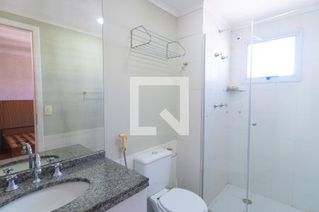 Banheiro da Suíte de apartamento à venda com 3 quartos, 104m² em Vila Monte Alegre, São Paulo