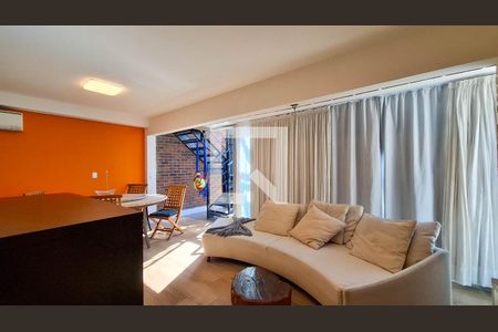 Sala e Cozinha de apartamento à venda com 1 quarto, 80m² em Jardim Paulista, São Paulo
