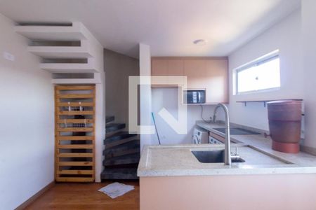 Sala/Cozinha de kitnet/studio para alugar com 1 quarto, 23m² em Novo Mundo, Curitiba