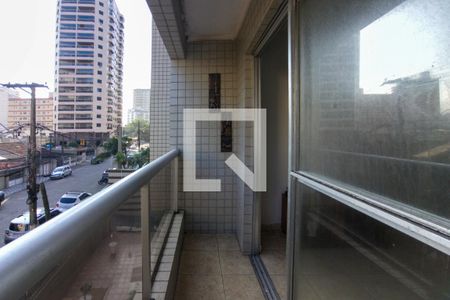 Sacada  de apartamento para alugar com 2 quartos, 70m² em Aviação, Praia Grande