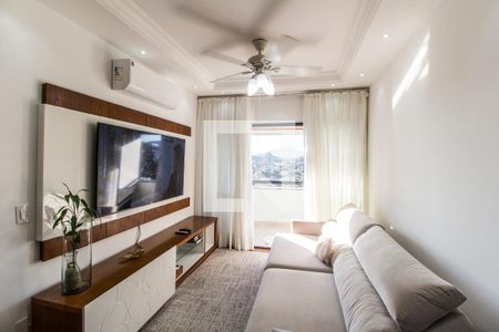 Sala  de apartamento à venda com 3 quartos, 86m² em Empresarial 18 do Forte, Barueri