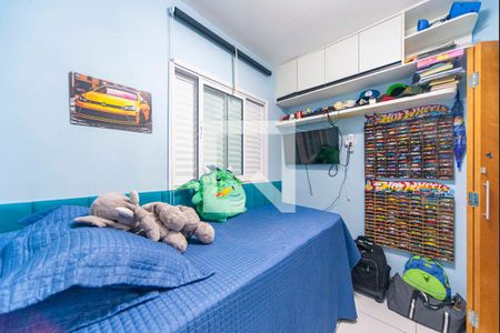 Quarto1 de apartamento para alugar com 2 quartos, 80m² em Vila Scarpelli, Santo André