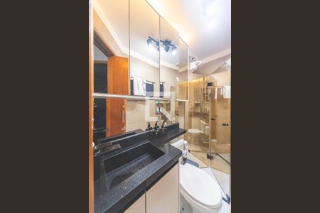 Banheiro  de apartamento para alugar com 2 quartos, 80m² em Vila Scarpelli, Santo André