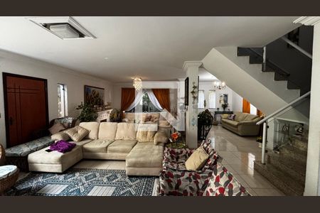 Sala de casa para alugar com 4 quartos, 580m² em Vila Homero Thon, Santo André