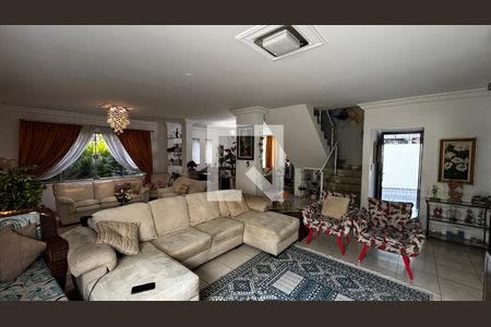 Sala de casa à venda com 4 quartos, 580m² em Vila Homero Thon, Santo André