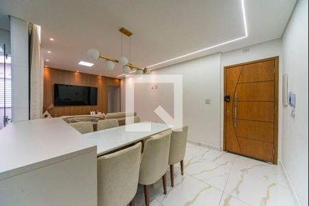 Sala de apartamento à venda com 2 quartos, 63m² em Campestre, Santo André