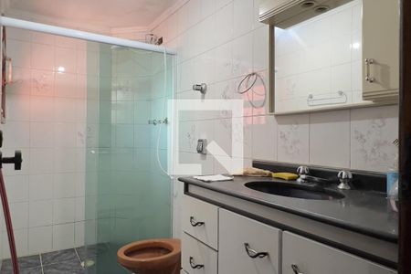 Banheiro da Suíte de apartamento à venda com 1 quarto, 45m² em Jardim Monte Carmelo, Guarulhos