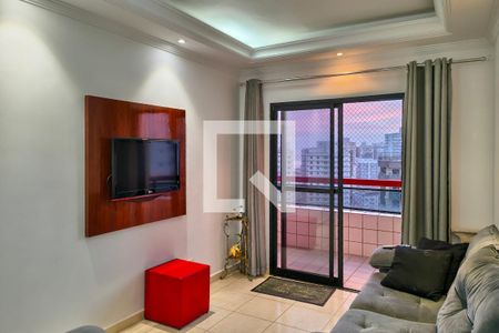 Sala de apartamento para alugar com 2 quartos, 75m² em Vila Tupi, Praia Grande