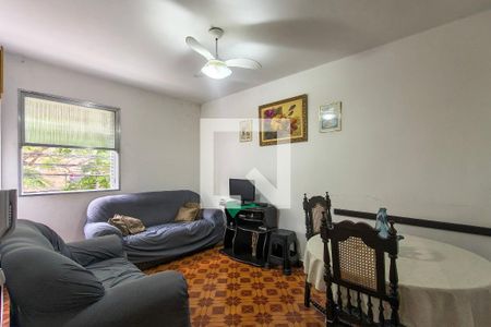 Sala de apartamento para alugar com 1 quarto, 50m² em Canto do Forte, Praia Grande