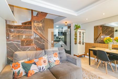 Sala de casa de condomínio à venda com 3 quartos, 89m² em Rio Branco, Canoas