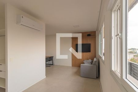 Sala/Quarto de apartamento para alugar com 1 quarto, 39m² em Marechal Rondon, Canoas