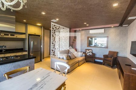 Sala  de apartamento para alugar com 3 quartos, 112m² em Empresarial 18 do Forte, Barueri