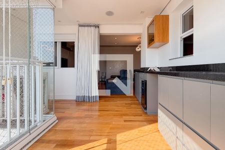 Varanda da Sala de apartamento à venda com 2 quartos, 82m² em Bosque da Saúde, São Paulo
