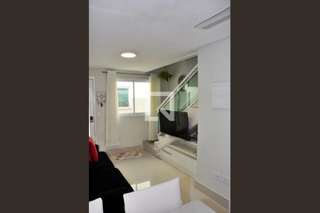 Detalhe - Sala e Sala de Jantar de casa de condomínio à venda com 2 quartos, 89m² em Vila Mangalot, São Paulo