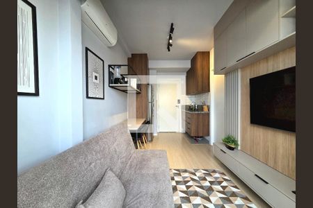 Sala/Cozinha de apartamento para alugar com 1 quarto, 23m² em Vila Nova Conceição, São Paulo