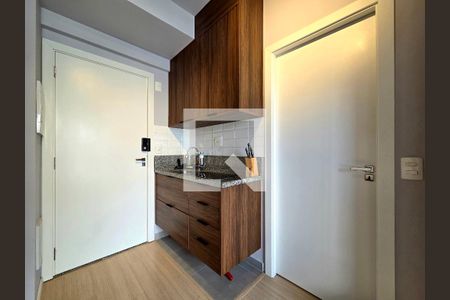 Sala/Cozinha de apartamento para alugar com 1 quarto, 23m² em Vila Nova Conceição, São Paulo